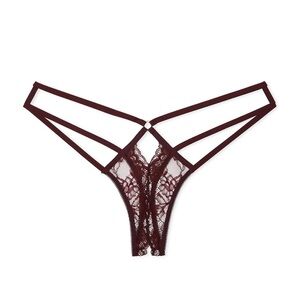 Victoria’s Secret Very Sexy Strappy Lace Crotchless Panty